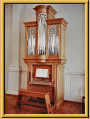 Orgel 1991, mechanisch, Schleifladen, geteilte Schleifen, 1P/6, Hauser, Kleindöttingen