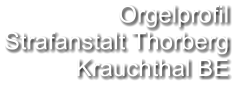 Orgelprofil Strafanstalt Thorberg Krauchthal BE