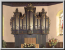 Orgel in früherer, grün/blauer Fassung