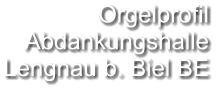 Orgelprofil  Abdankungshalle Lengnau b. Biel BE