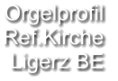 Orgelprofil  Ref.Kirche Ligerz BE