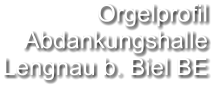 Orgelprofil  Abdankungshalle Lengnau b. Biel BE