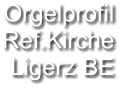 Orgelprofil  Ref.Kirche Ligerz BE