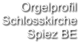 Orgelprofil  Schlosskirche Spiez BE