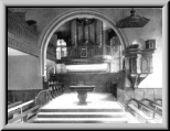 Orgel 1812 von J.Suter und Ch. Wyss, Bern, auf einer Chorempore aufgestellt.