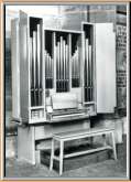 Orgel Wälti 1958, provisorisch aufgestellt im Berner Münster