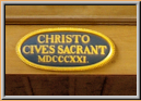 Baujahr der ersten Orgel MDCCCXXI (1821)