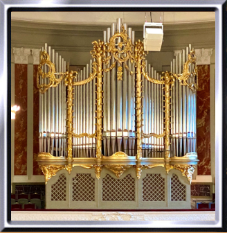 Orgel 2020 mit Gehäuse und Prospekt von 1896