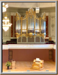 Orgel / Orchesterpodium mit Spieltisch, 2020 