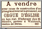 Annonce "La Liberté" 10-03-1900