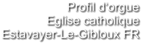Profil d‘orgue Eglise catholique Estavayer-Le-Gibloux FR