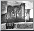 Orgel 1892, Friedrich Goll, Luzern / Bild: Siegfried Schäfer, Schmitten, im Volkskalender von 1937