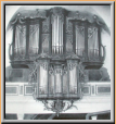 Orgel auf der Chorempore von Joh. Konrad Speisegger 1749 mit Rückpositiv von Samson Scherrer 1774 (Foto 1888).