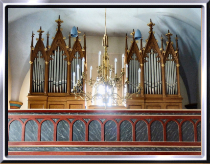 Brienz/Brinzauls GR, Kath. Kirche St. Calixtus, Orgel August Merklin 1904, 1P/9