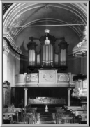 Orgel am ursprünglichen Standort in St. Moritz Dorf