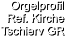 Orgelprofil  Ref. Kirche Tschierv GR