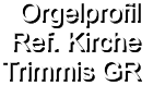 Orgelprofil  Ref. Kirche Trimmis GR