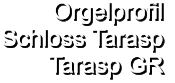 Orgelprofil  Schloss Tarasp Tarasp GR
