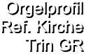Orgelprofil  Ref. Kirche Trin GR