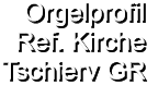 Orgelprofil  Ref. Kirche Tschierv GR