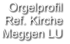 Orgelprofil  Ref. Kirche Meggen LU