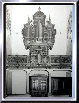 Orgel 1733, nach Versetzung auf die Westempore