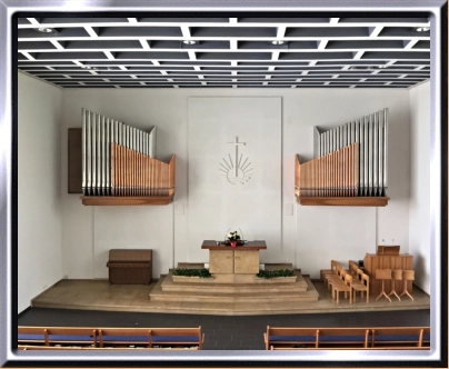 Neuchâtel NE, église néoapostolique, ancien orgue 1968