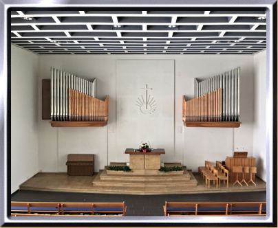 Neuchâtel NE, église néo-apostolique, ancien orgue 1968