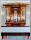 Orgel mit brauner Fassung, 1985
