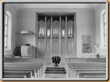 1929, Orgel im Chor, vor Umbau und Versetzung auf die Westempore