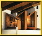 Gossau, Pauluskirche, leeres Gehäuse der alten Orgel