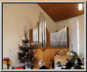 Weihnachten 2012, Orgel kurz vor dem Abbruch wegen des Kirchenumbaus.