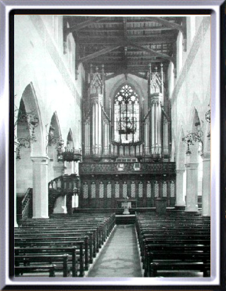 Orgel auf Ostempore, ohne Rückpositiv, mechanische Kegelladen, Martin Braun 1856, 3P/36