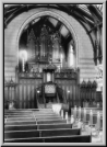 Goll-Orgel 1895 in der alten Kirche; Foto: Stadtarchiv Schaffhausen 