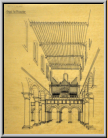 Orgel 1907, Skizze vor dem Bau der Kuhn-Orgel, Stadtarchiv Schaffhausen, Signatur 10.04.46/02