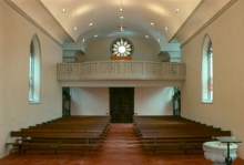 Flumenthal SO, Kath. Kirche Peter u. Paul, elektronische Orgel 1999