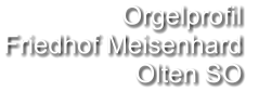 Orgelprofil  Friedhof Meisenhard Olten SO