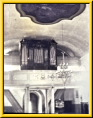 1960 abgebrochene Orgel von Spaich mit 20 Registern auf 2 Manualen und Pedal.