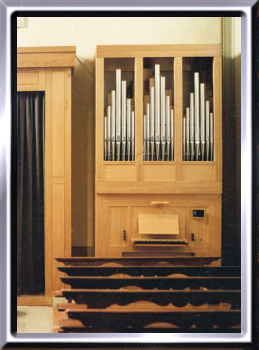 Bigorio TI, Kapuzinerkloster, Orgel Erwin Erni, Stans, 1P/7
