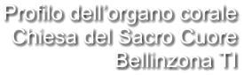 Profilo dell’organo corale Chiesa del Sacro Cuore Bellinzona TI