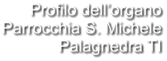 Profilo dell’organo Parrocchia S. Michele Palagnedra TI