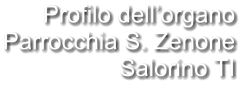 Profilo dell’organo Parrocchia S. Zenone Salorino TI