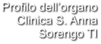 Profilo dell’organo Clinica S. Anna Sorengo TI