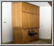 Obfelden ZH, Kath. Kirche, Orgel mit geschlossenen Flügeltüren