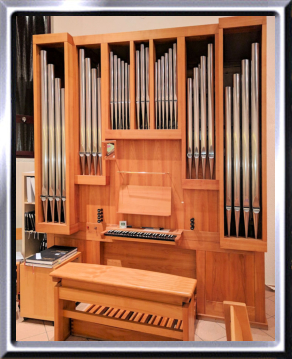 Zumikon ZH, Neuapostolische Kirche, Orgel Erni 1997