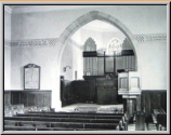 1908, Orgel im Chor, pneumatisch, Membranladen, 2P/19, Carl Theodor Kuhn, Männedorf