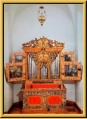 um 1700, Orgel von Johann Jakob Messmer, Rheineck; heute im Historischen Museum Kirschgarten, Basel.