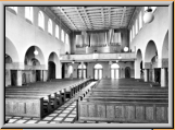 Raumansicht 1972 mit der Orgel von 1934, welche von einen nicht mehr bekannten Orgelbauer erstellt wurde.